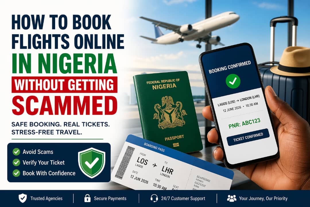 How to Book Flights Online in Nigeria Without Getting Scammed (2026 Safe Travel Guide)